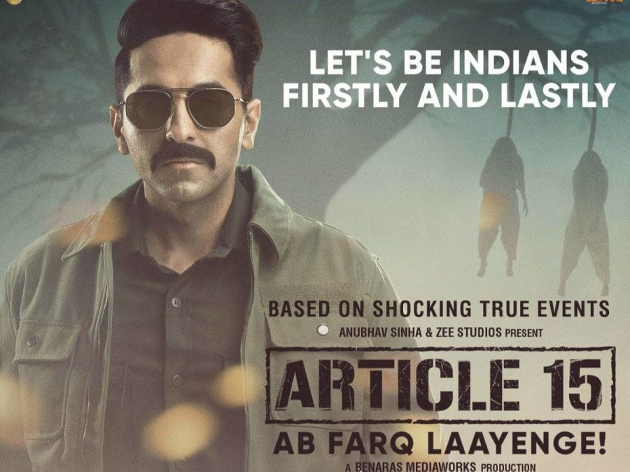 Ayushmann had finished shooting Article 15 in such a short time