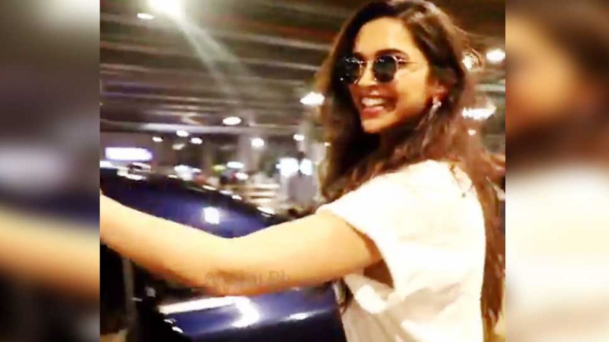 VIDEO: The photographer at the airport did this job, Deepika said- Come sit down!