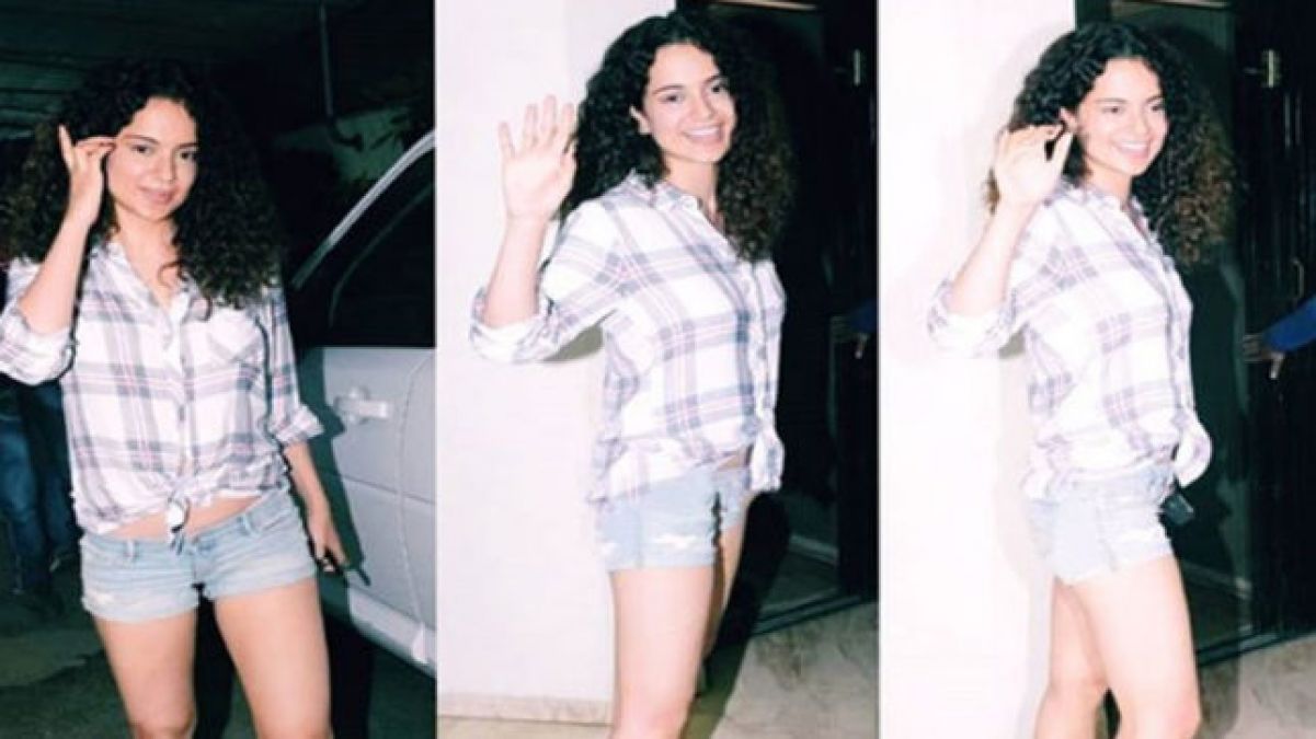 Kangana Ranaut in shorts looked cool enough to wreak havoc on Instagram
