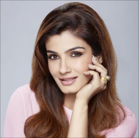 Tiger emerges from the front of Raveena Tandon, actress expresses concern by sharing video