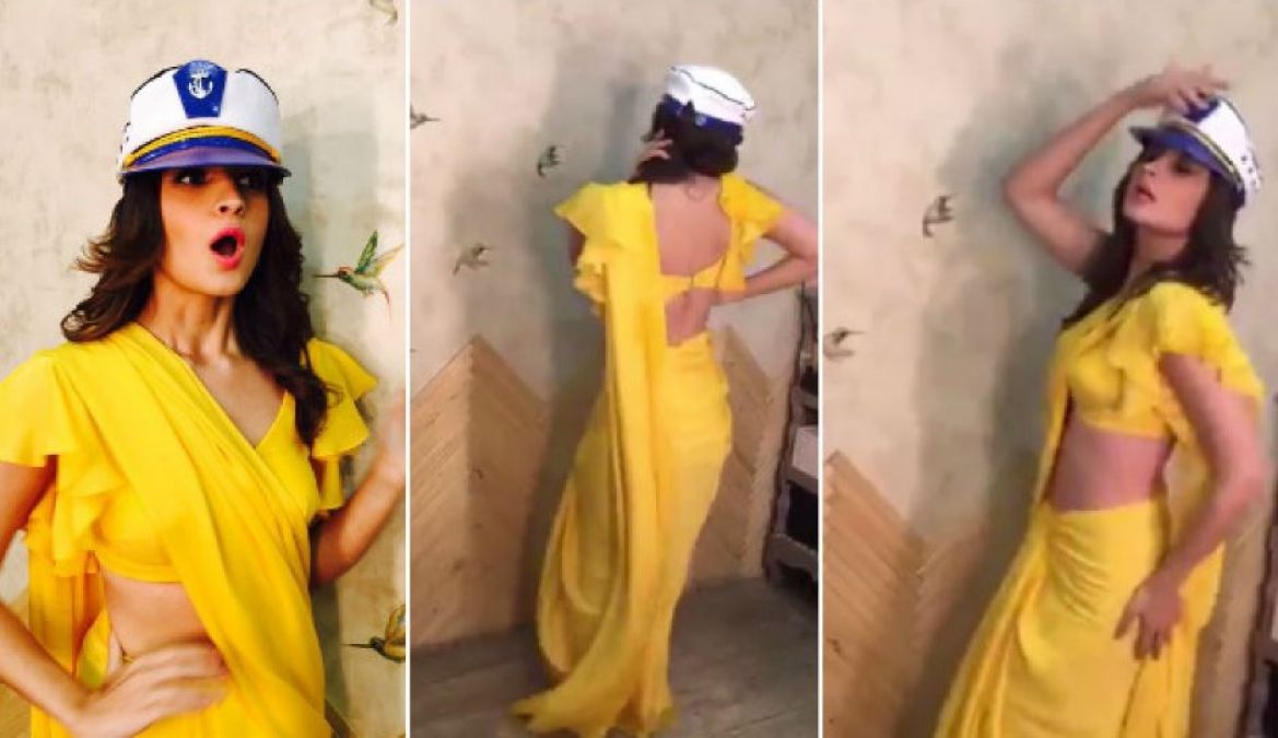 Video: Alia's Hot Dance On 'Tip-Tip Barsa Paani' In Yellow Saree Goes Viral!