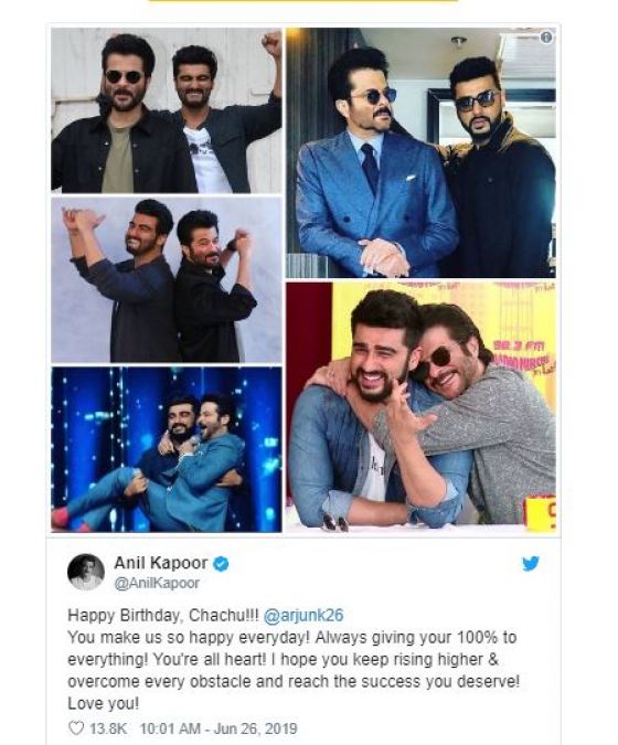 Arjun gets Birthday greetings from Film Industry; Anil-Kriti wish like this