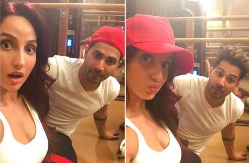 Varun Dhawan-Nora Fatehi share a brilliant painting; see what's so special!
