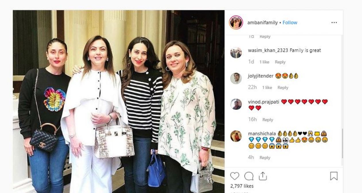 Again Neeta Ambani flaunts her richness, You'll be shocked to know the price of her Diamond rooted bag!
