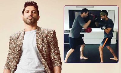 Farhan working hard for Toofan, shares another video