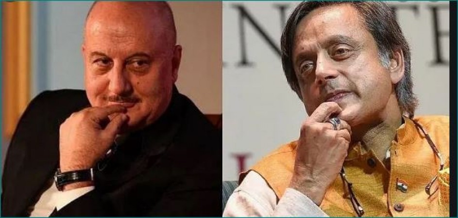 Shashi Tharoor lashes out at Anupam for old tweet, actor replies