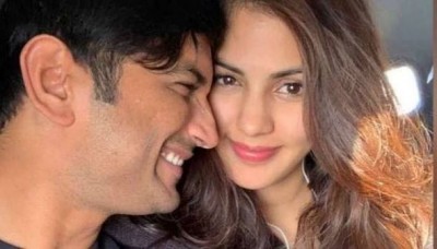 Late Sushant Singh Rajput death completes a year, actress Rhea shares laughing photo