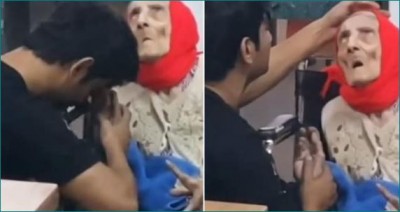 Video of old lady blessing Sushant will make you emotional, watch video here