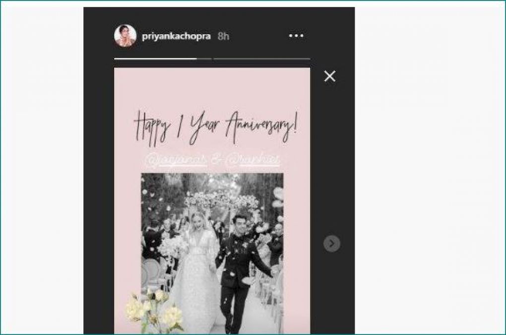Priyanka extends wishes to Joe Jonas and Sophie Turner on their first wedding anniversary,