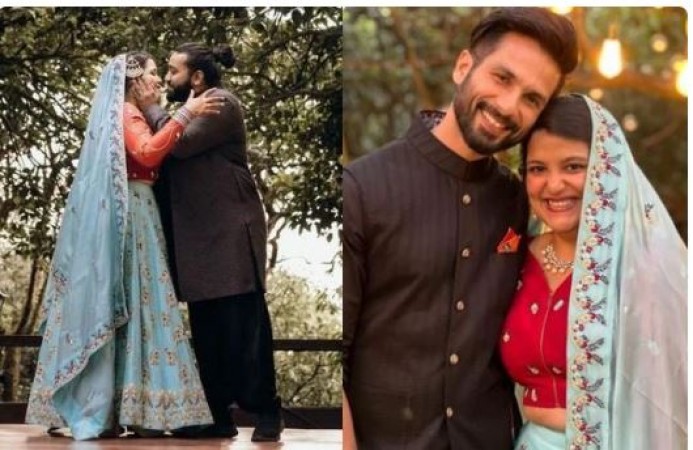 Shahid Kapoor gets emotional at sister's wedding