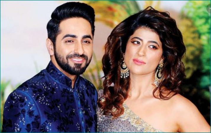 Ayushmann's wife seen flaunting curly hair and big earrings