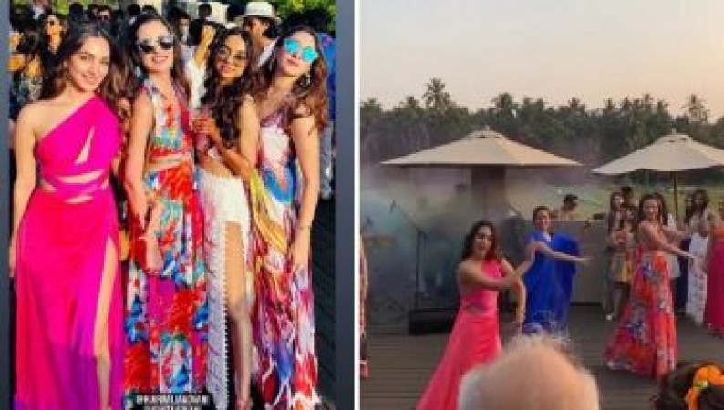 Kiara Advani danced fiercely at sister's wedding, video went viral