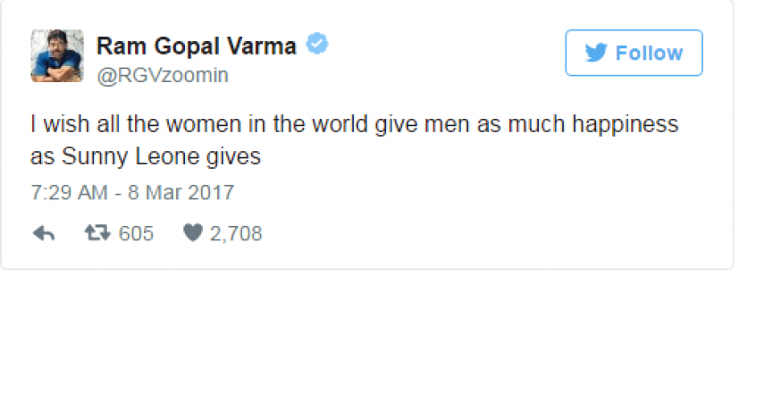 राम गोपाल वर्मा के महिला दिवस पर गंदे शब्द सुन आप भी कहेंगे 'हे राम'....