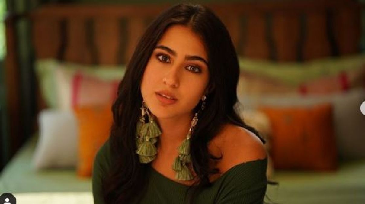 Sara Ali Khan arrives Chandauli to shoot her upcoming film