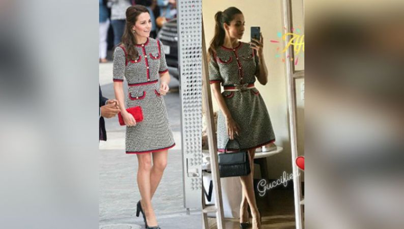 मलाइका ने पहनी ब्रिटेन की राजकुमारी जैसी ड्रेस, कीमत है डेढ़ लाख रूपए