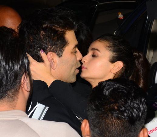 जब गलती से करन ने आलिया के होठों पर किया Kiss....देखे Pics