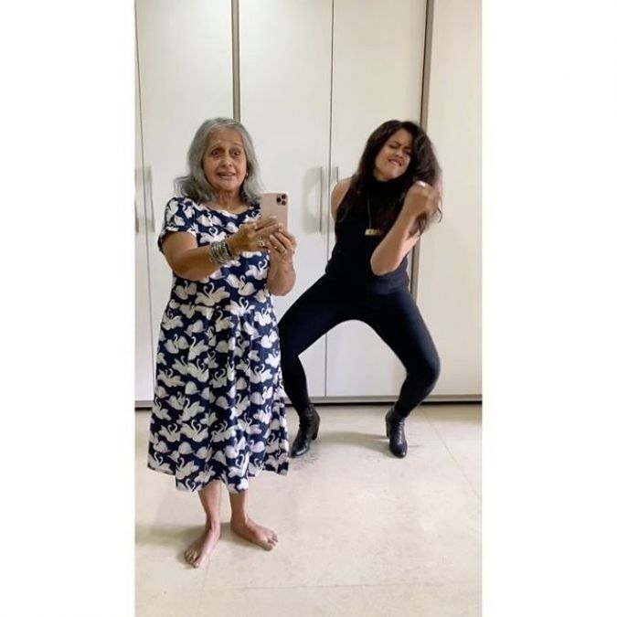 Sameera Reddy completed the Flip the Switch challenge with her mother-in-law, watch video here