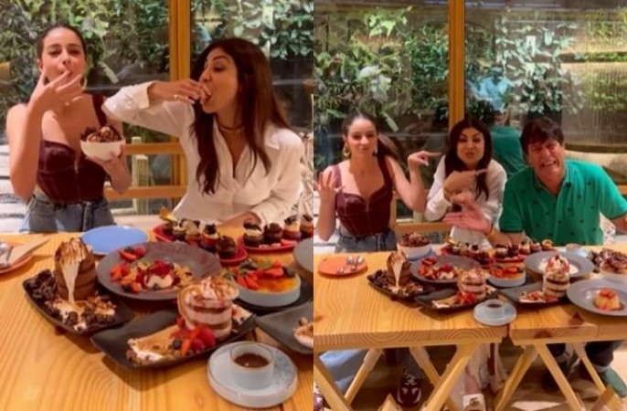 Shilpa Shetty enjoys delicious food with Ananya, Chunky gets blown away after paying the bill