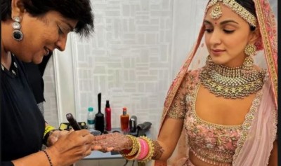 Veena Nagda presents Mehndi in Kiara Advani's hand, going to get married!