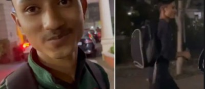 Video: रातभर सड़क पर बैग लेकर दौड़ता रहा लड़का, कहानी सुनकर पसीज रहा लोगों का दिल