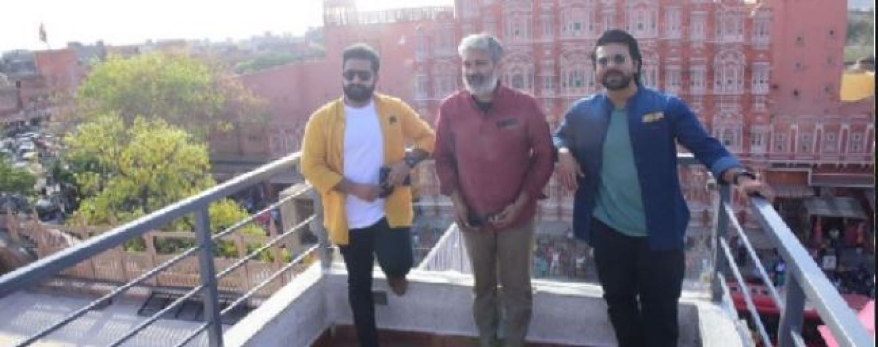 'RRR' team visited Jaipur's college in grand style