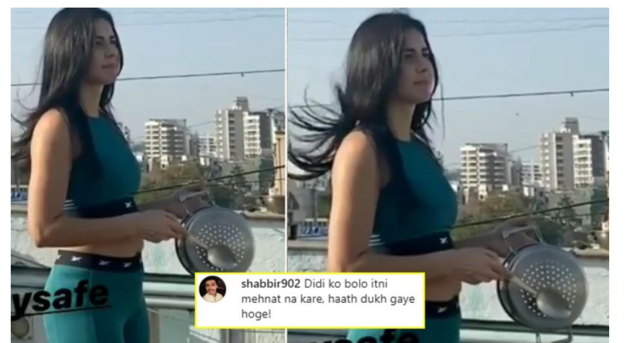 Katrina Kaif trolled for 'beating plate' during 'Janta Curfew'