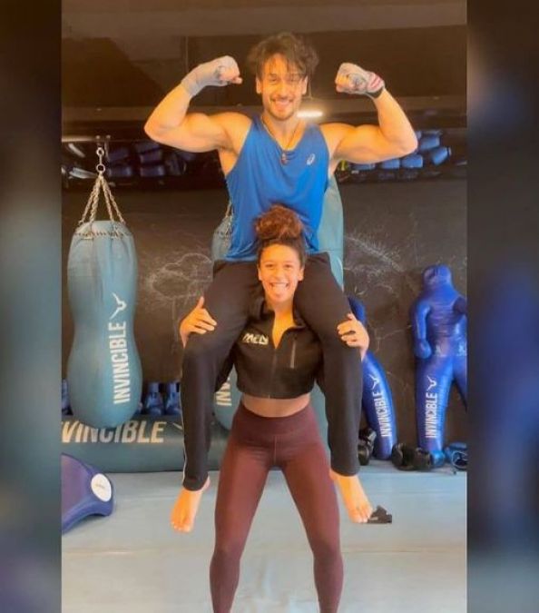 Tiger Shroff's sister Krishna surprised everyone by doing such a thing, video viral