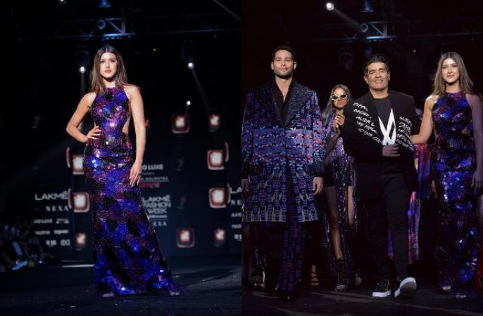 Shanaya Kapoor was seen flaunting with Siddhant at Fashion Week before Bollywood debut