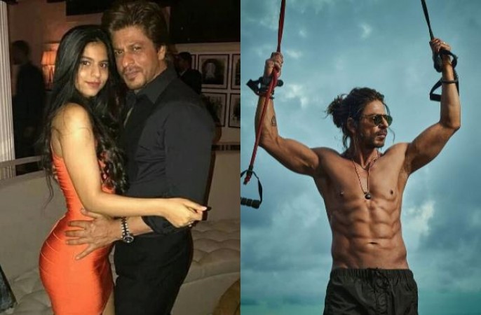 Long hair and tremendous abs.. Shah Rukh Khan's Pathan look in a strong look