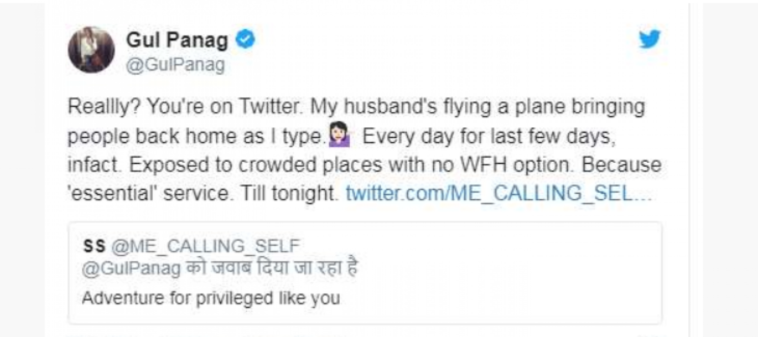 This actress gave a befitting reply when she was trolled due to the tweet