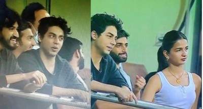 IPL: Mystery girl spotted with Aryan Khan, pictures went viral on social media