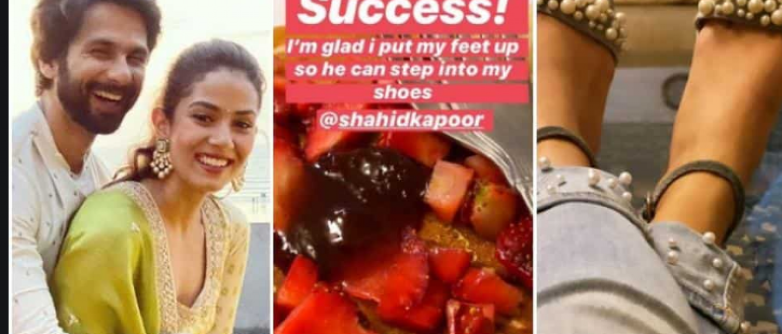 Husband Shahid Kapoor makes pancake for Mira Rajput