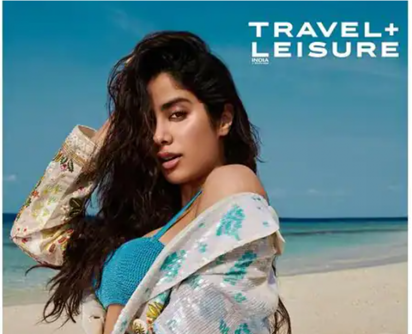 Janhvi Kapoor becomes cover girl of leading travel laser magazine, see glamorous photos