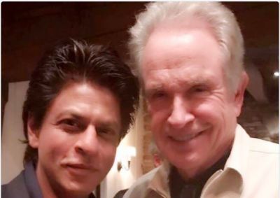 शाहरुख ने हॉलीवुड के लीजेंड वॉरेन बिटी से की मुलाकात