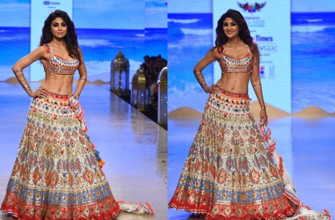 Shilpa's beauty and ramp walk at Fashion Week stunned the fans