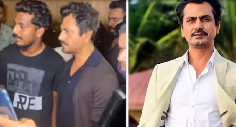 Video: Bodyguards were stopping the fans from going to Nawazuddin, the actor did a heart-touching job