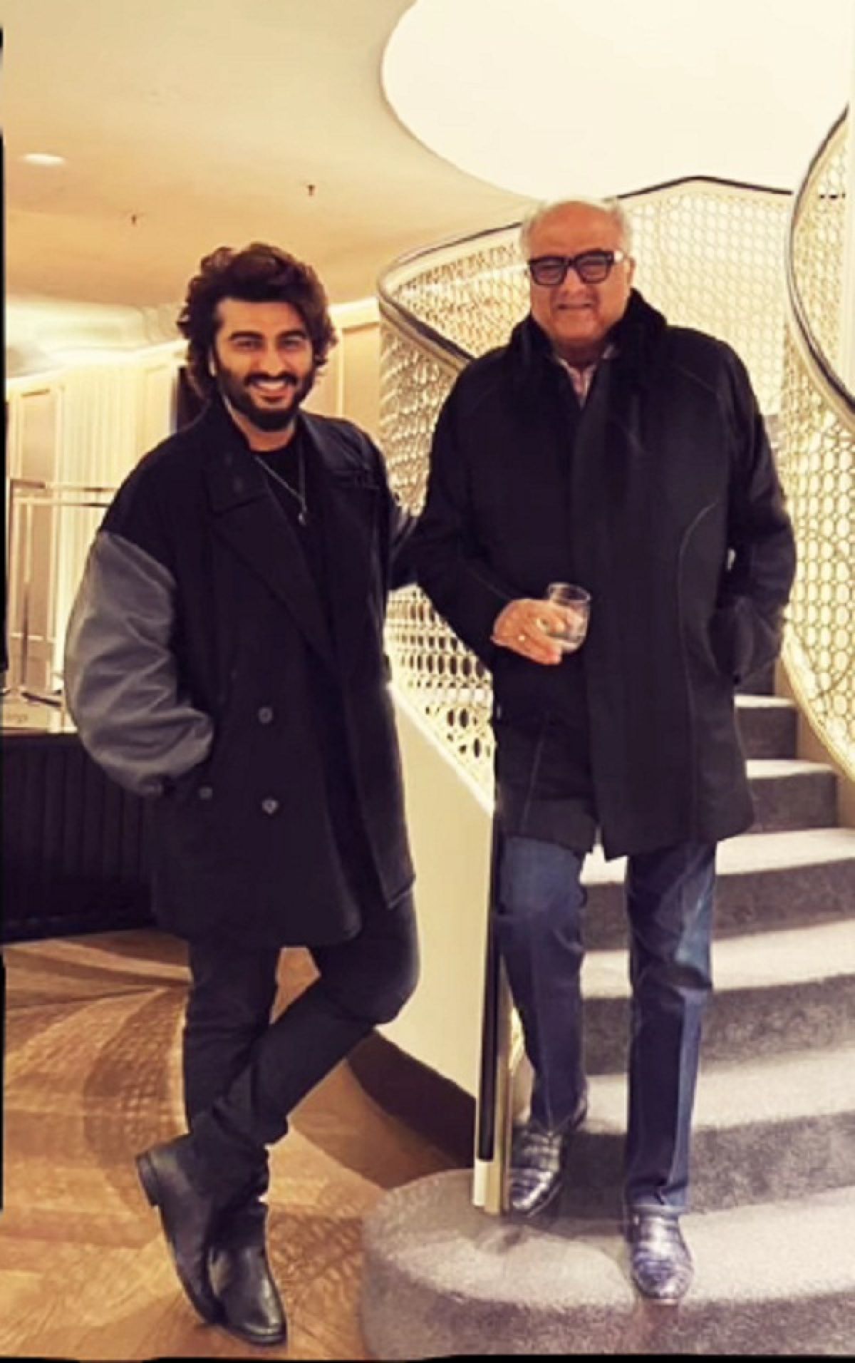 Arjun Kapoor went on an outing with his father for the first time