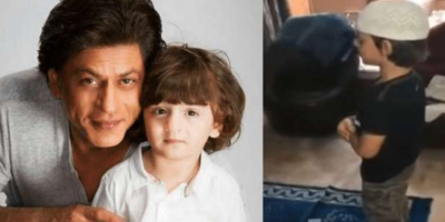 Video of Shahrukh's younger son while offering Namaz going viral