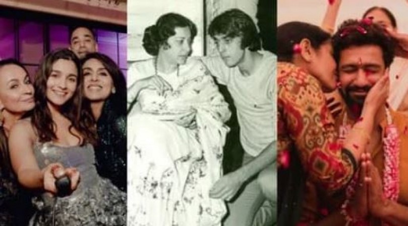 मदर्स डे: संजय दत्त से लेकर अनुपम खेर तक ने माँ के साथ शेयर की तस्वीर