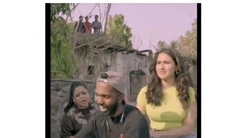 Sara Ali Khan sitting on fan's bike for Rs 500, video goes viral