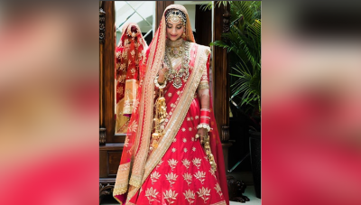 सोनम दी वेडिंग : शादी की पहली तस्वीर में राजकुमारी की तरह नजर आई सोनम