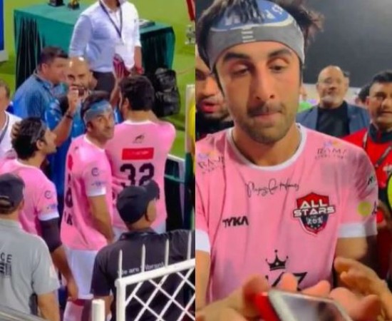 VIDEO: Fan said- 'I love you' to Ranbir on his way to play football match, know how actor reacted