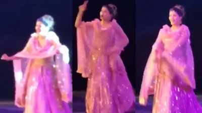 VIDEO  : गुलाबी ड्रेस में किसी दुल्हन की तरह दिखीं सपना, जरूर देखें धाकड़ डांस