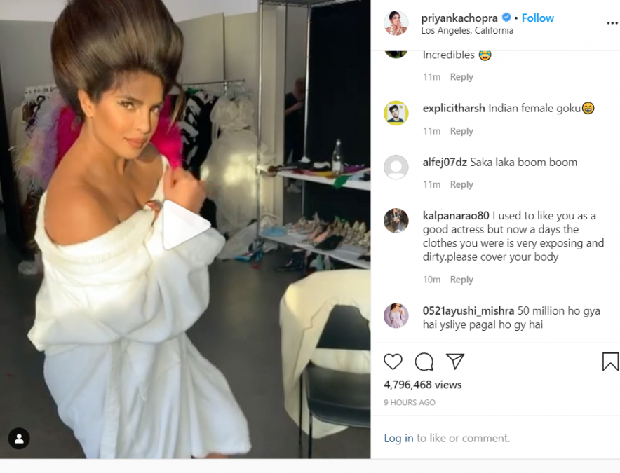 Priyanka Chopra dance in makeup room, fans trolled