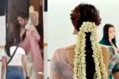 Shehnaaz Gill's first look from the sets of 'Kabhi Eid Kabhi Diwali' with garland in her hair revealed