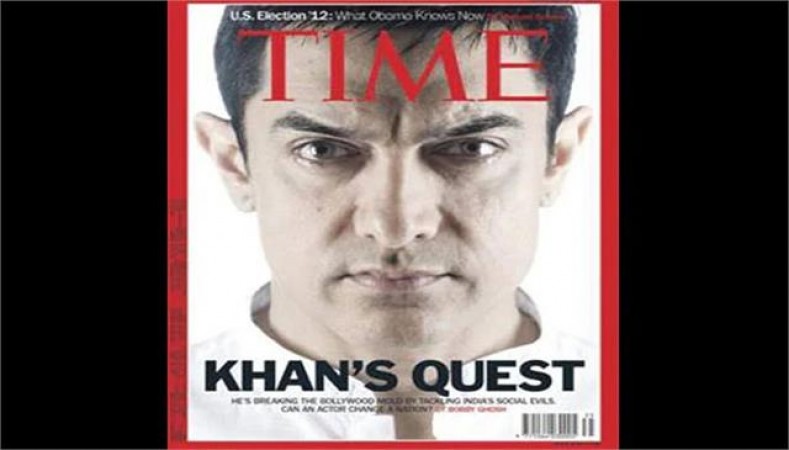 टाइम मैगजीन के कवर पेज पर नजर आने एकमात्र इंडियन एक्टर है आमिर खान