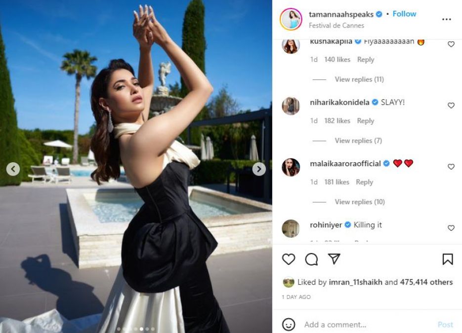 Malaika Arora is impressed to see Tamannaah Bhatia's Cannes look