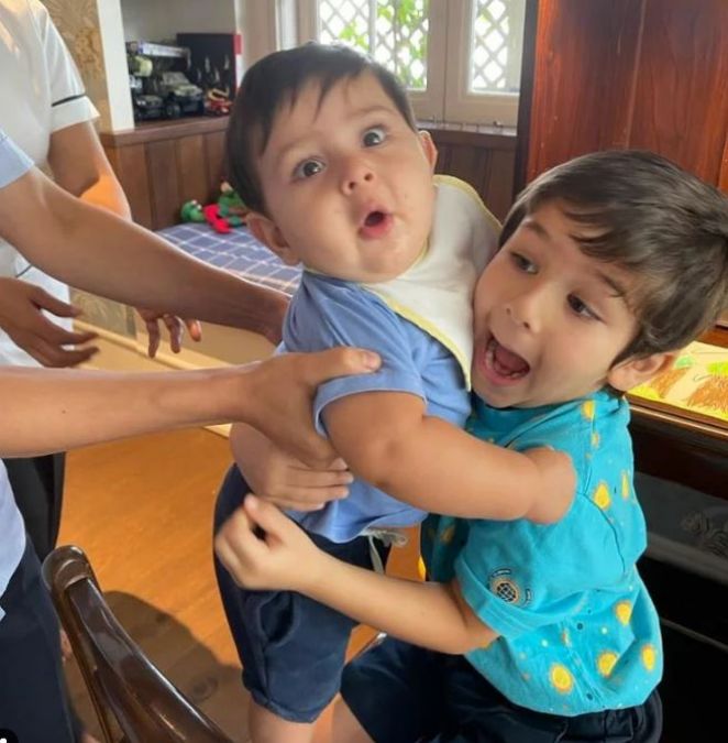 Fans stunned after seeing the picture of Inaaya Naumi Khemu with Jeh