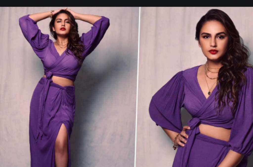 Huma Qureshi creates abuzz in purple dress, price will blow your senses