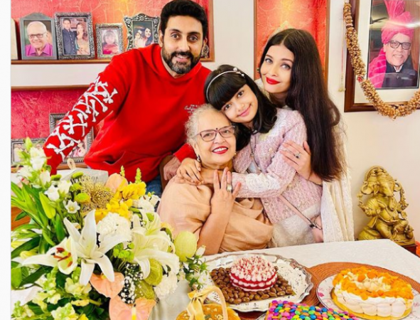 Aishwarya Rai shares happy family pictures, celebrates her mother Vrinda 70th birthday